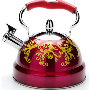 Чайник со свистком Mayer and Boch 2.6 л Красный (27545) 2.6 л Красный (27545) - фото 1
