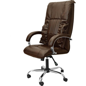 Офисное массажное кресло EGO BOSS EG1001 шоколад