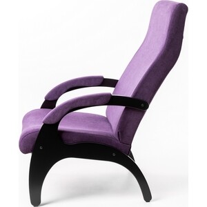 фото Кресло мебелик пиза ткань фиолет/каркас венге
