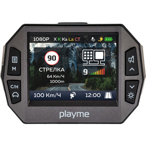 Видеорегистратор Playme с радар-детектором 600G GPS