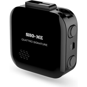 Радар-детектор Sho-Me Quattro Signature GPS приемник черный - фото 3