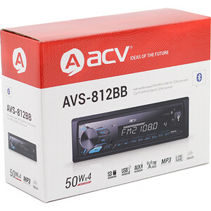 Автомагнитола ACV AVS-812BB 1DIN