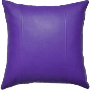 Декоративная подушка Mypuff Фиолетовая экокожа pil-285
