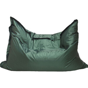 фото Кресло бескаркасное mypuff большая подушка темная зелень оксфорд bp-024