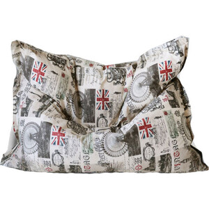 фото Кресло бескаркасное mypuff большая подушка лондон мебельный хлопок bp-052