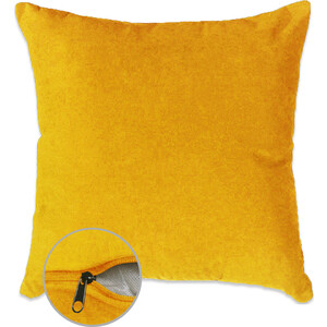 Декоративная подушка Mypuff Желтая мебельная ткань pil-535 - фото 2