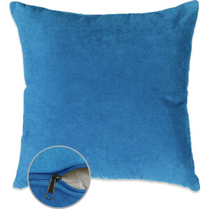 Декоративная подушка Mypuff Сине-голубая мебельная ткань pil-538 - фото 2