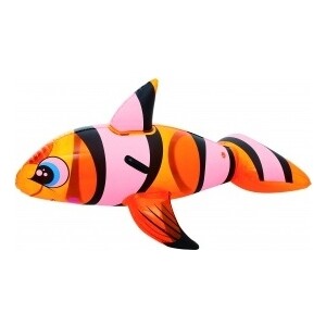 

Надувная игрушка-наездник Bestway 41088 BW Рыба-клоун с ручками, 157х94см, 41088 BW Рыба-клоун с ручками, 157х94см
