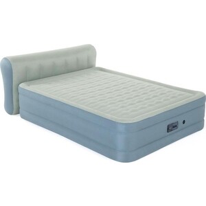 фото Надувная кровать bestway fortech airbed 152х229х79см со спинкой, встр.насос 220в, 69060 bw