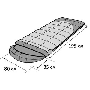 фото Спальный мешок alexika siberia plus (9252.01011) правый