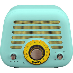 

Портативная колонка Hiper RETRO L H-OT5 cyan, RETRO L H-OT5 cyan