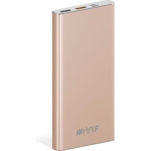 

Внешний аккумулятор Hiper MPX10000 Li-Pol 10000mAh gold, MPX10000 Li-Pol 10000mAh gold