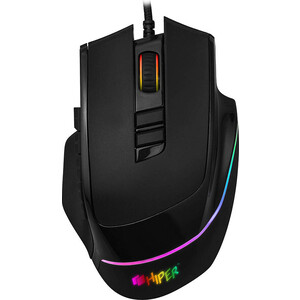 

Игровая мышь Hiper Quantum QM-1 чёрная (USB, 10 кнопок, 7200 dpi, сменные панели, RGB подсветка), Quantum QM-1 чёрная (USB, 10 кнопок, 7200 dpi, сменные панели, RGB подсветка)