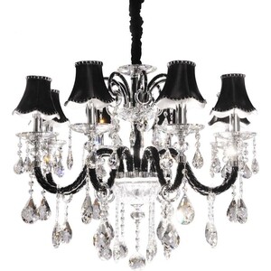 фото Люстра lumina deco подвесная denica ldp 66249-8 bk