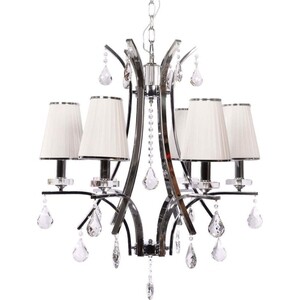 фото Люстра lumina deco подвесная glamour ldp 66247-6 wt+chr