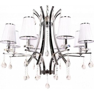 фото Люстра lumina deco подвесная glamour ldp 66247-8 wt+chr