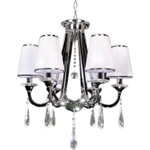 фото Люстра lumina deco подвесная milesia ldp 8926-6 wt+chr