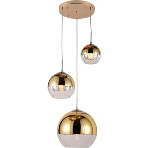 фото Люстра lumina deco подвесная veroni ldp 1029-3 gd