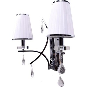 фото Бра lumina deco glamour ldw 66247-2 wt+chr