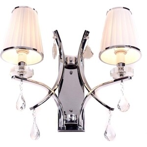 фото Бра lumina deco glamour ldw 66247-2 wt+chr