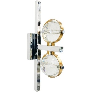 фото Бра lumina deco kompass ldw 6064-2 chr