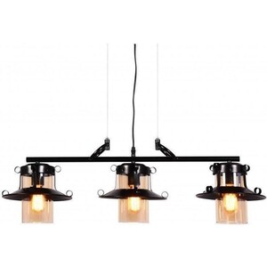 фото Светильник lumina deco подвесной capri ldp 11328-3 pr bk