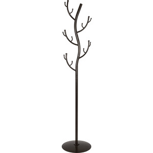 фото Вешалка зми дерево медный антик напольная для верхней одежды и головных уборов (внп 211 м)