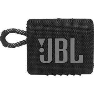 Портативная колонка JBL GO 3 (JBLGO3BLK) (моно, 4.2Вт, Bluetooth, 5 ч) черный портативная колонка digma s 22 моно 15вт usb bluetooth fm 5 ч