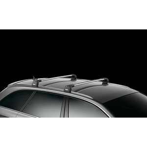 фото Багажник thule wingbar edge черного цвета (на fixpoint / интегр. рейлинги) длина дуг l/xl 9596-2