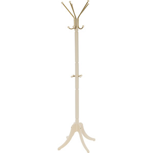 Вешалка напольная Leset Галант-3 слоновая кость вешалка напольная мебелик д 1 золото слоновая кость п0002618