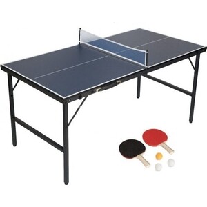 фото Теннисный стол evo fitness mini (в комплекте сетка, 2 ракетки, 3 мячика)