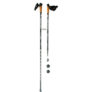 фото Телескопические палки kaiser sport для скандинавской ходьбы nordic walking black, sl-2b-2-135