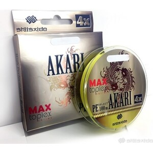 фото Леска плетёная shii saido akari 4x, l-150 м, d-0,330 мм, test-15,86 кг, yellow