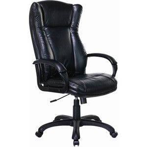 Кресло офисное Brabix Premium Boss EX-591 экокожа черное (532099) кресло офисное brabix favorite ex 577 пружинный блок рециклированная кожа черное premium 531934