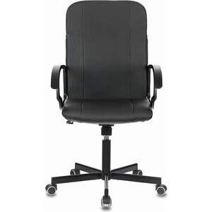Кресло офисное Brabix Simple EX-521 экокожа черное (532103) кресло с подлокотниками brabix fly mg 396 сетка оранжевое черное 532084