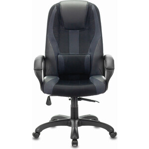 Кресло компьютерное Brabix Premium Rapid GM-102 экокожа/ткань, черное/серое (532105) кресло офисное brabix focus ex 518 ткань серое 531576