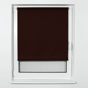 Штора рулонная Brabix 70x175 см текстура лен, защита 55-85%, 200 г/м 2 коричневый S-17 605992