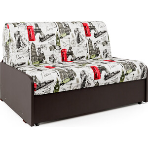 Диван-кровать Шарм-Дизайн Коломбо БП 100 Париж и экокожа шоколад диван кровать с каретной стяжкой гарвард 2 велюр shaggy apple