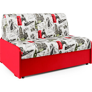 Диван-кровать Шарм-Дизайн Коломбо БП 100 Париж и красный кровать чердак ярофф малыш 700x1600 белое дерево красный