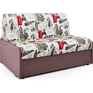 Диван-кровать Шарм-Дизайн Коломбо БП 100 Париж и латте кровать мебелико далия эко кожа коричневый