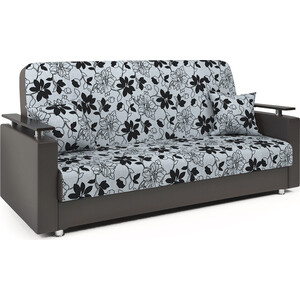 Диван-кровать Шарм-Дизайн Мелодия ДП №2 120 шенилл цветы и экокожа шоколад кресло кровать шарм дизайн классика м шоколад и ромб