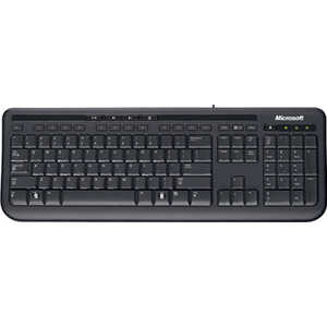 Клавиатура Microsoft Wired Keyboard 600 black USB (APB-00011)