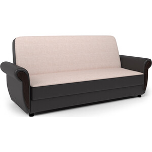 Диван-кровать Шарм-Дизайн Классика М 120 шенилл беж и экокожа шоколад кресло для отдыха шарм дизайн классика в шоколадная рогожка и экокожа