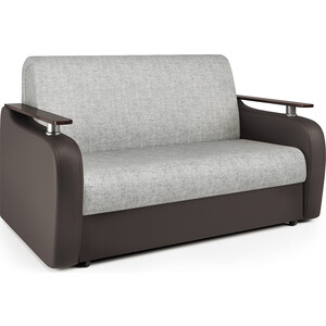 Диван-кровать Шарм-Дизайн Гранд Д 100 экокожа шоколад и серый шенилл кресло кровать шарм дизайн гранд д 80 велюр ультра миднайт