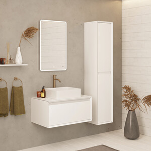 Мебель для ванной Dreja Insight 80 с ящиком, белый глянец