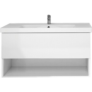 Мебель для ванной Dreja Perfecto 90 с ящиком, белый глянец
