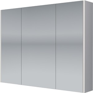 Зеркальный шкаф Dreja Prime 90 белый глянец (99.9306) зеркальный шкаф lemark zenon 100х80 с подсветкой белый глянец lm100zs z