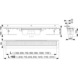 

Душевой лоток AlcaPlast Flexible с глянцевой решеткой Line, вертикальный сток (APZ1004-750, LINE-750L), Flexible с глянцевой решеткой Line, вертикальный сток (APZ1004-750, LINE-750L)