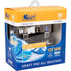Автолампа Kraft H1 12v55w (P14,5s) Kraft Pro All Weather H1 12v55w (P14,5s) Kraft Pro All Weather - фото 2