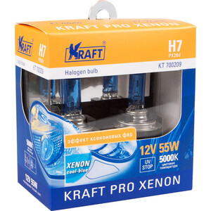 Автолампа Kraft H7 12v 55w (PX26d) Kraft Pro Xenon 2шт H7 12v 55w (PX26d) Kraft Pro Xenon 2шт - фото 2